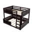 Lit superposé double au-dessus de grand lit double en bois massif avec panneau perforé et bibliothèque-1802978369-1802978374