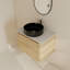 Ensemble de meuble-lavabo simple mural 30 po avec lavabo en céramique-1229568121