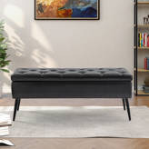 The Twillery Co.® Kajana Upholstered Flip Top Storage Bench & Reviews ...