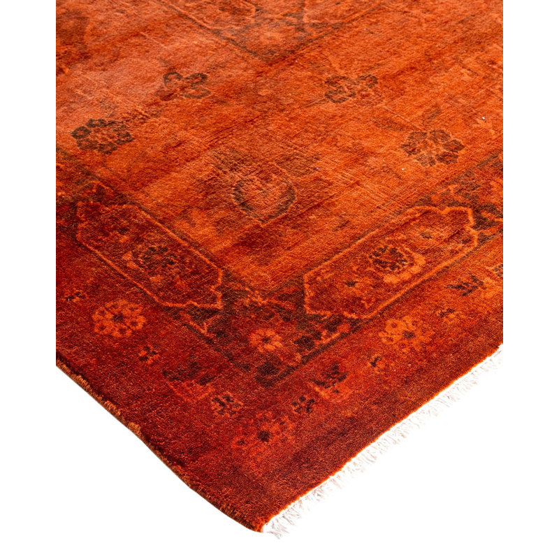 Overyed One-of-a-Kind Rectangle 9'2" X 12'5" Hand Knotted Area Rug