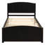 Lit plateforme simple avec lit gigogne