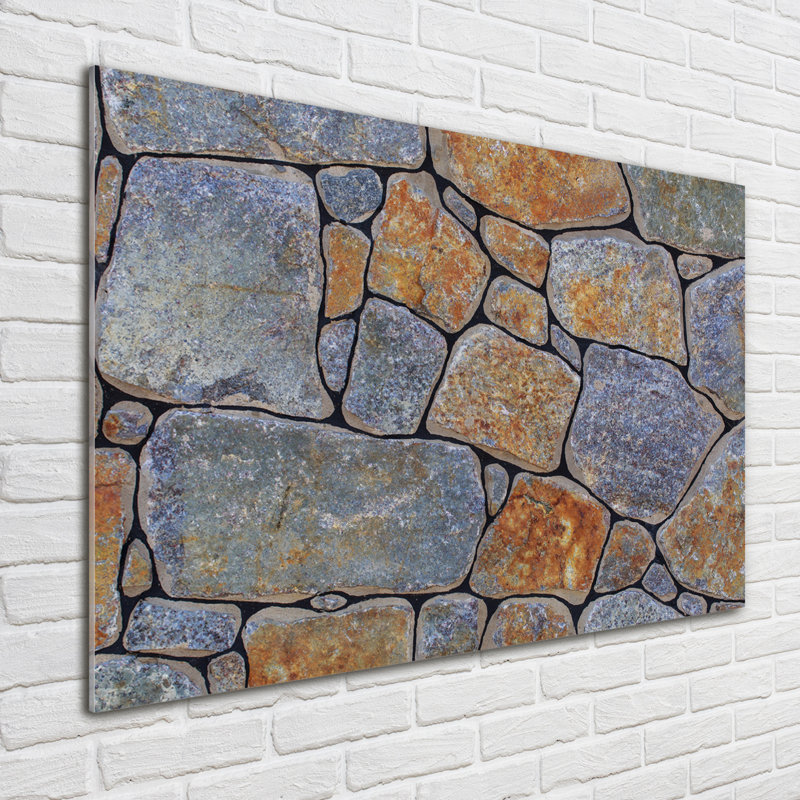 Stones - No Frame Print on Glass