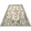 Tapis unique en laine noué à la main de style années 1960 de 3 pi 7 po x 5 pi 8 po gris / ivoire / beige