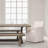 Rosanella Linen Arm Chair in Cream