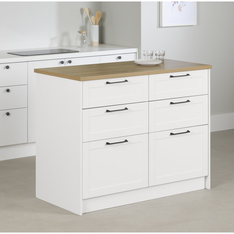 Toscano Medium 6-Drawer Kitchen Island