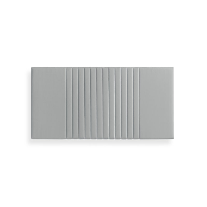 Upholstered Headboard, Light Grey, Single (3')