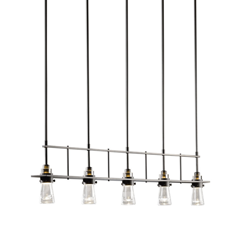Erlenmeyer 5 - Light Kitchen Island Pendant, Dark Smoke