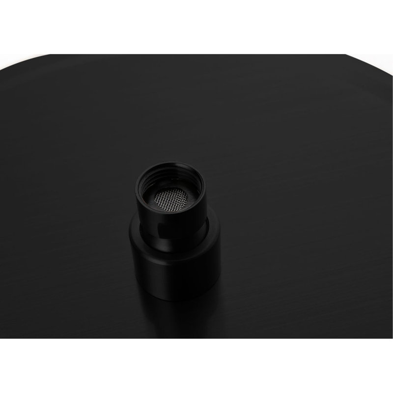 Matte Black Wall Mounted Shower Assembly With Brass And Stainless Steel Bathroom In - Built Elegant, Matte Black