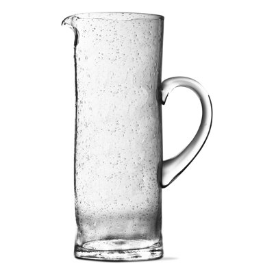 Bubble Glass Tall Pitcher Clear Everyday 68 Oz