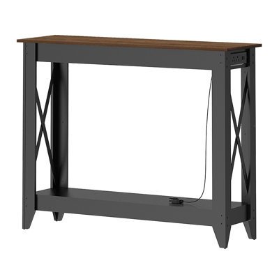 Samha 47.2'' Console Table with Charging Station
