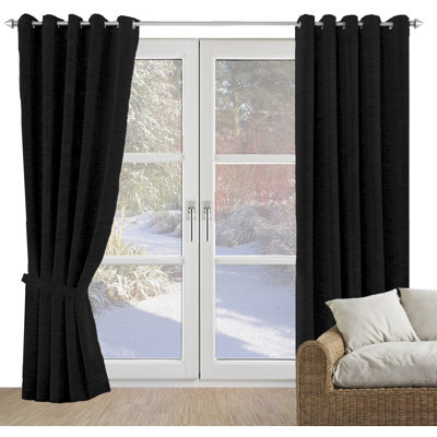 Gracierose Synthetic Eyelet Single Curtain Panel, opaque