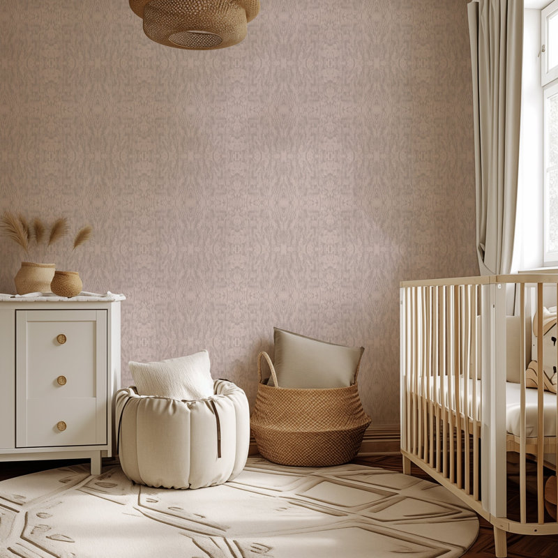 Rouleau de papier peint mat L 10 pi x l 24 po Stratos Premium, Cuivre, Non collé, Faux Grasscloth