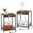 End Table With Drawer Bedside Table Bedside Table With Charging Station Small Bedside Table