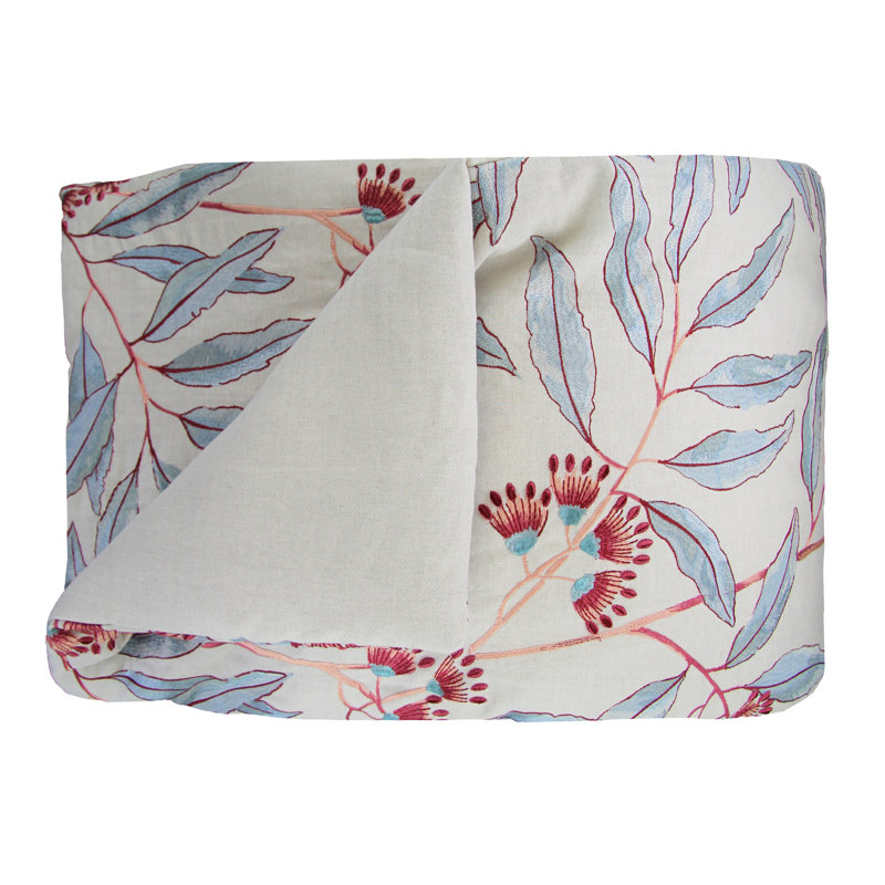 Linenberry Embroidered Padded Throw