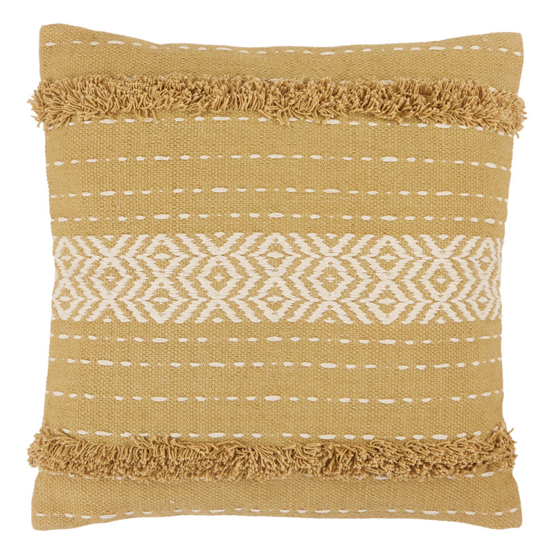 Parable Geometric Cotton Pillow Cover