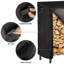 8ft Firewood Log Rack Water Resistant Outdoor Heavy Duty Waterproof 600D Fire Wood Storage Covers