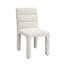 2 chaises d'appoint beige Boucle