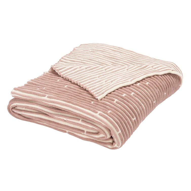 Lilia Cotton Knitted Throw Blanket