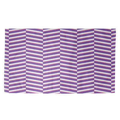 Rayures mauves mauves Tapis décoratif