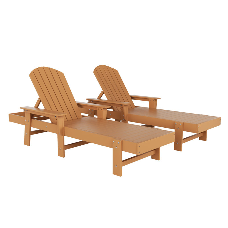 Altura Outdoor Chaise Lounge, Teak
