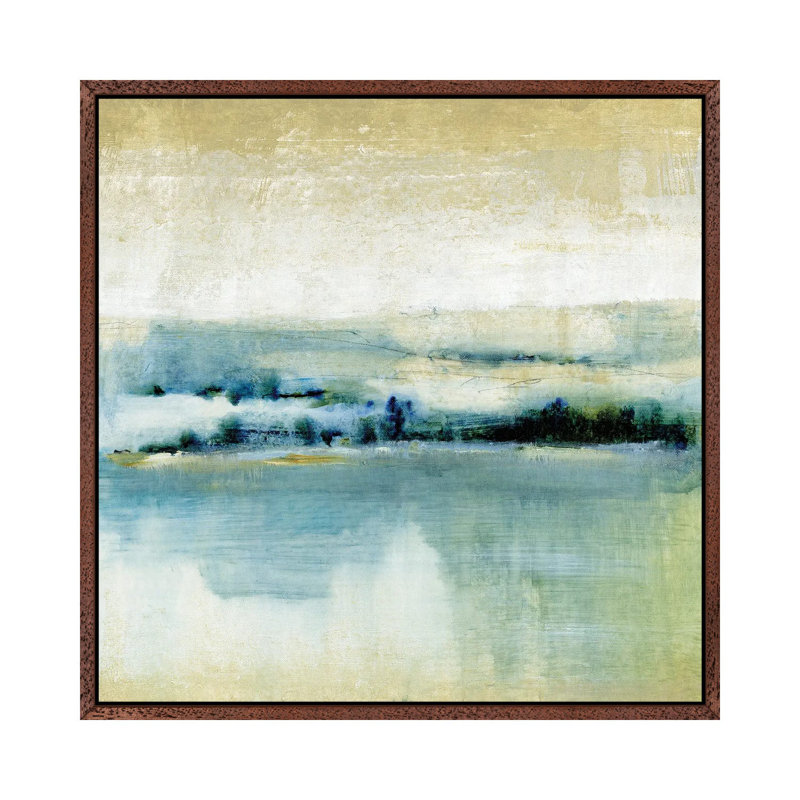 Distant Shoreline I 1 Piece Wall Art on Canvas, 45.72 cm H x 45.72 cm W, Classic Wood Framed