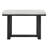 Lucca White Marble Top Sofa Table
