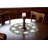 Magnolia on Brown Table Topper (23" Round)