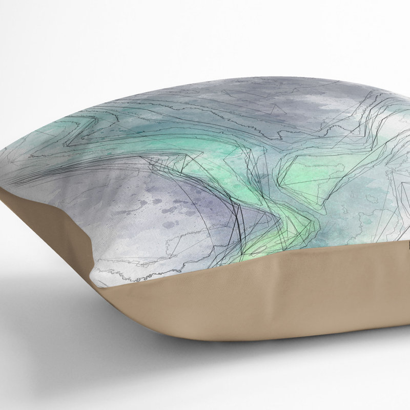 Square Cushion, 40cm H x 40cm W x 15cm D, Stone