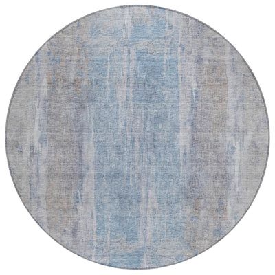 Machine Washable Indoor/Outdoor Masuda ACN2309 Abstract Rug
