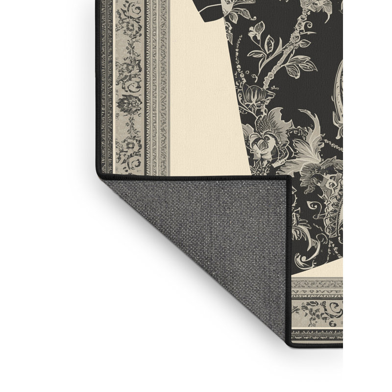 Tapis oriental gris doux et moelleux Dormont, 8 x 12