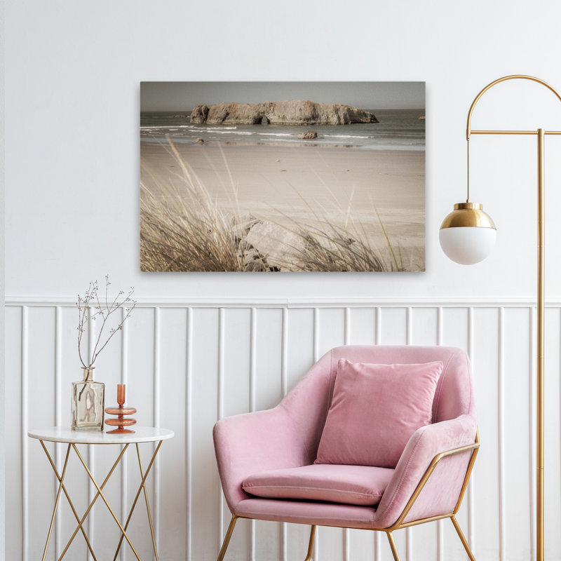 Keyhole, plage, paysage, nature, coquillages côtiers, corail, art photographique, H 36 po x l 24 po