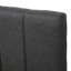 Lit plateforme tapissier gris avec 3 tiroirs et un lit gigogne simple - classique pour la chambre à coucher, lit double 3 lits polyvalents