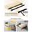2 Piece Floating Wall Shelf, 8" Deep Wood Wall Mounted Shelf for Bathroom, Bedroom & Living Room-1488440138-1488440136