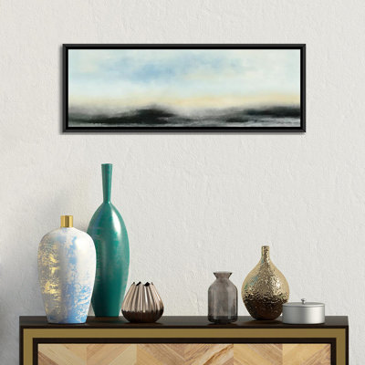 «Horizon View I» par Sharon Gordon - Estampe numérique sur toile tendue avec châssis