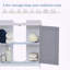 Under Sink Bathroom Storage Cabinet with U-Shape Cut-Out
