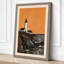 Lighthouse on Stone Coastal - Wrapped Canvas-779543705-779543779