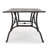 Outdoor Cast Aluminum Rectangular Dining Table