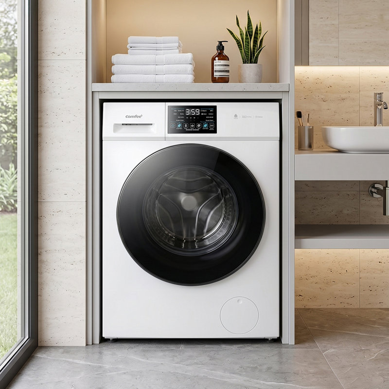 COMFEE Freestanding Energy Efficient Large Capacity Front Load Laundry Washer