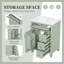 Meuble-lavabo simple autoportant vert 24 po avec lavabo et rangement en céramique-1598836043-1598836045