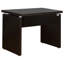 Bureau en L en cappuccino avec classeur mobile - plateau à clavier ergonomique, espace de travail efficace