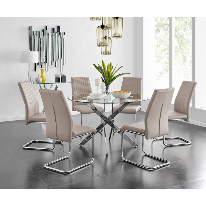 Ensemble repas pour 6 personnes, Cappuccino