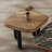 Square microcrystalline stone coffee table