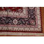 Tapis indien à motif floral All-Over Agra fabriqué à la main 12 x 18