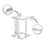 Tommen Glass Top Frame End Table-1849716962