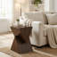 Table de bout à motif géométrique Modern Farmhouse-2053113024