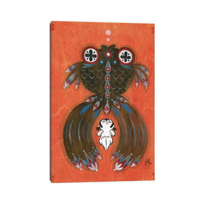 Folk Blessings - Goldfish by Martin Hsu - Wrapped Canvas Painting