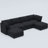 Modular Sectional Sofa-463923905