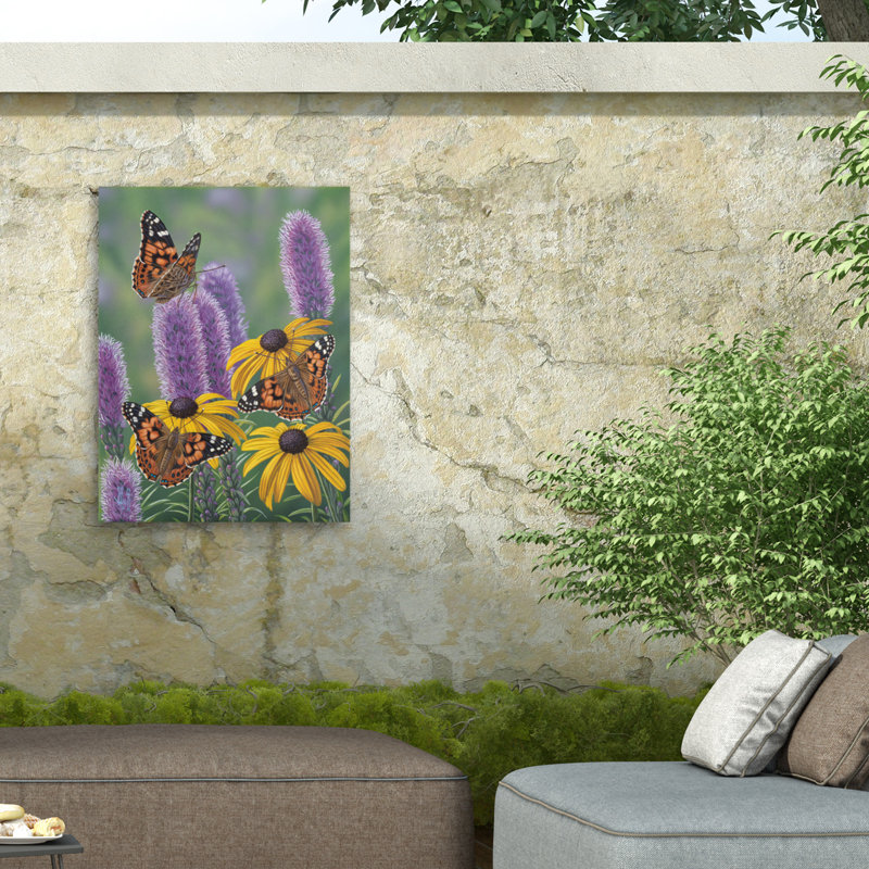 Toile peinte Jeff Hoff, H 35 po x l 47 po