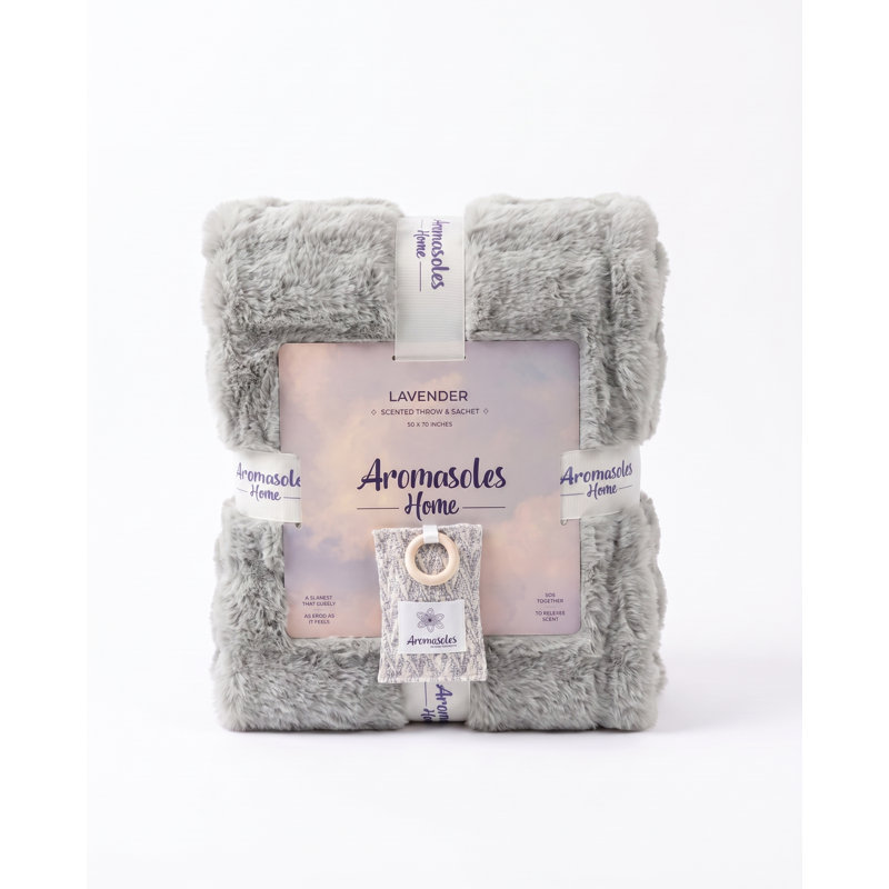 Jeté en fausse fourrure Aromaoles