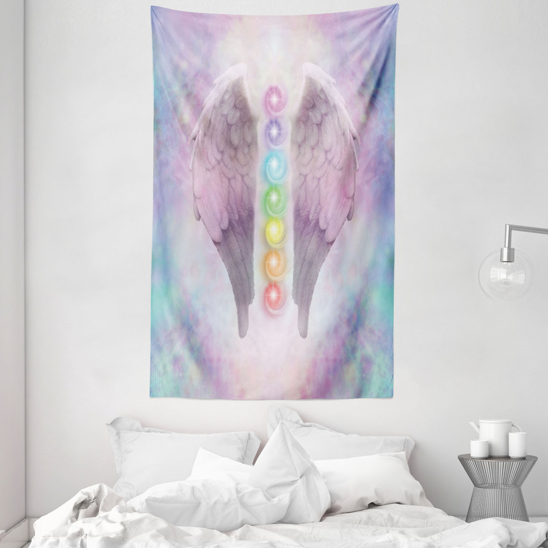 Wandteppich, Color Balls, angel Wings, Mehrfarbig